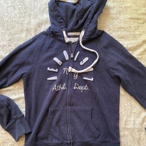 Navy Aeropostale zip up hoddie
